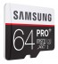 Card de memorie Samsung MicroSD PRO Plus, 64GB, Class 10, UHS-I + Adaptor